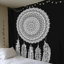 Levant Treasures – Tenture Murale Perlée Artisanale Levant – Décoration Bohème Orientale 30x100 Cm, Support Bois Inclus Décorations Murales