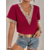 Chemisier-ample-manches-courtes-en-mousseline-de-soie-pour-femme-Blouse-blanche-surdimensionn-e-col-en