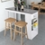 tag-res-de-rangement-quatre-compartiments-table-de-bar-table-manger-multi-style-comptoir-de