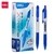 Deli-Stylos-bille-faible-viscosit-recharge-d-encre-signature-noir-bleu-bureau-cole-outils-d-criture