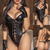 Lingerie-Sexy-en-Latex-et-Cuir-pour-Femme-Col-en-V-Teddies-Batterie-Costume-Sous-V