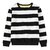 Pull-large-bande-en-coton-pour-enfant-v-tement-pour-gar-on-et-fille-noir-et