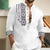Chemise-boutonn-e-manches-longues-pour-hommes-haut-de-plage-col-en-V-t-shirt-la
