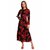 robe-noir-et-rouge-motif-floral-1