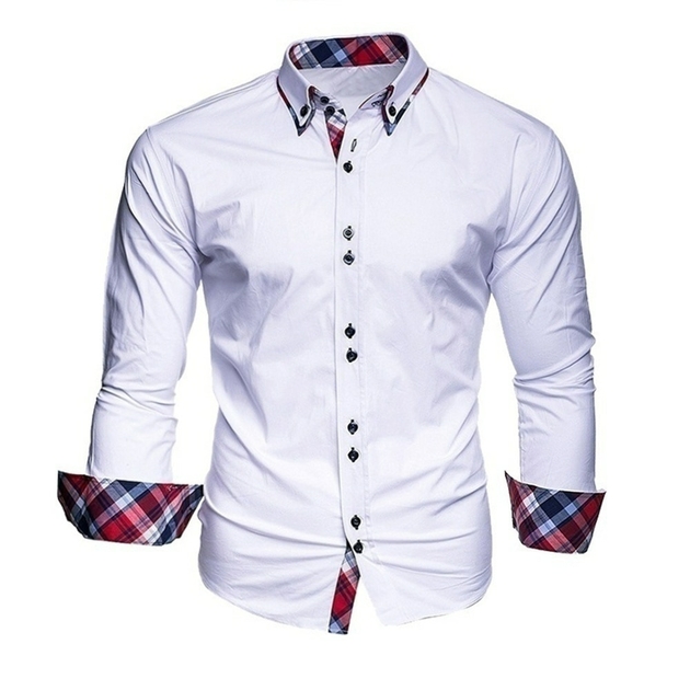 Rrongwn Chemise à Manches Longues En Satin Brillant Pour Homme - Coupe Ajustée - Boutonnée - Chemise De Loisirs Brillante - Uni - Chemise D' Affaires Rétro - Chemise De Fête - Chemise En Satin
