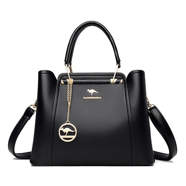 Sac Bandoulière Femme Petit - 6 Compartiments - Bandoulière Réglable - 26x9x24 Cm, 0,55 Kg - 9 Couleurs Disponibles - Atgbiem