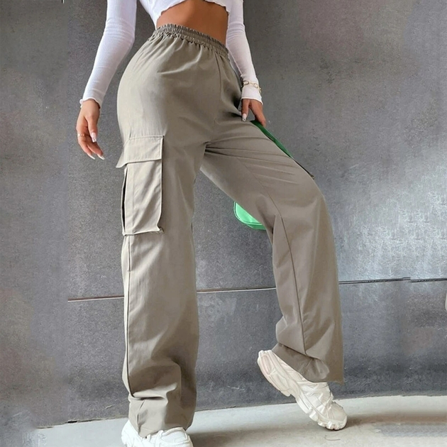Pantalon cargo taille élastique pour femmes - Mode/Pantalons pour