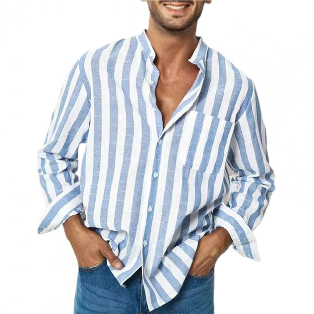 Chemise De Pêche Simms Homme Manches Longues Rayée Grise – Taille L (occasion)