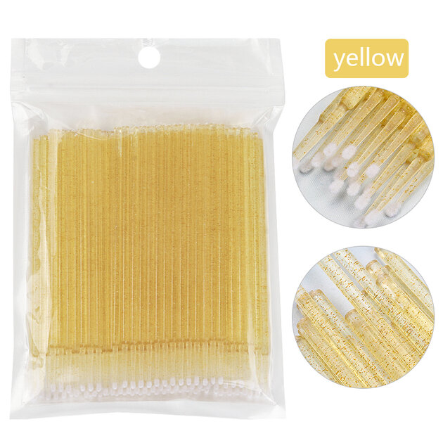Lot de 100 brosses à dents jetables avec manche bleu emballées