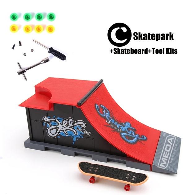 Kits De Skateboarding De Doigt En Plastique Abs De Skatepark