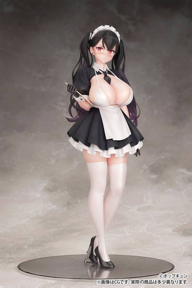 Statuette Original Character Maid Cafe Waitress Illustrated by Popqn 27cm