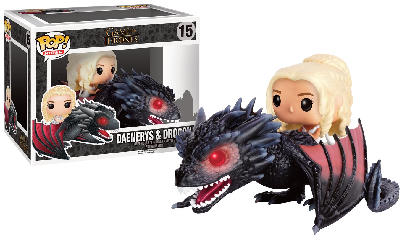 Figurine Game of Thrones Funko Pop! Rides Daenerys & Drogon 18cm 1001 Figurines