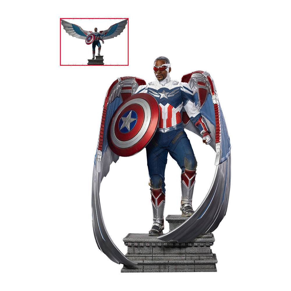 Statuette The Falcon and the Winter Soldier Legacy Replica Captain America Sam Wilson Complete