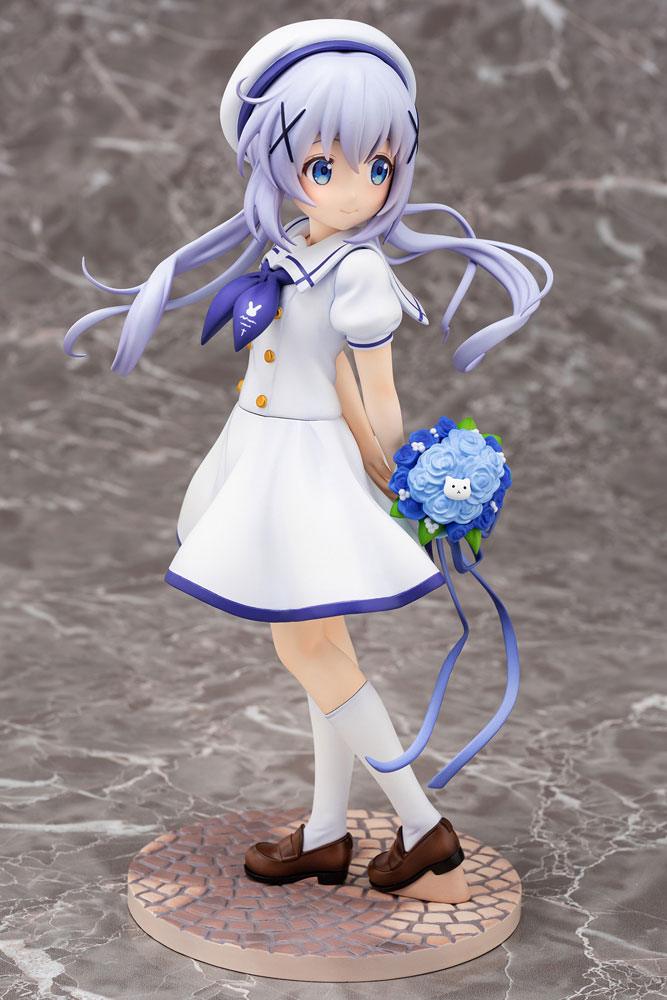 Statuette Is the Order a Rabbit Chino Summer Uniform 21cm 1001 Figurines (1)