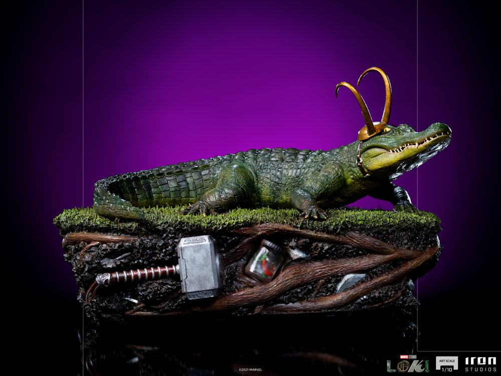 Statuette Loki Art Scale Alligator 15cm 1001 Figurines (10)