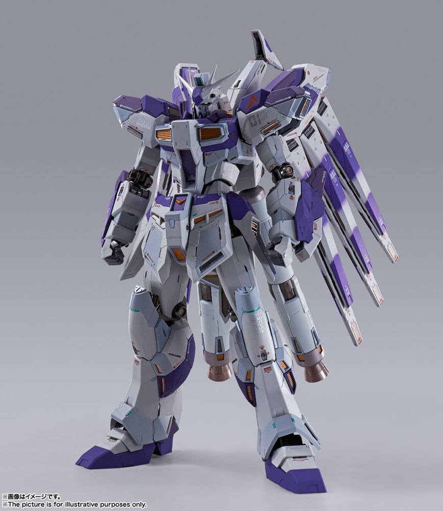 Figurine Mobile Suit Gundam Char\'s Counterattack Beltorchika\'s Children Metal Build Hi-V Gundam 20cm