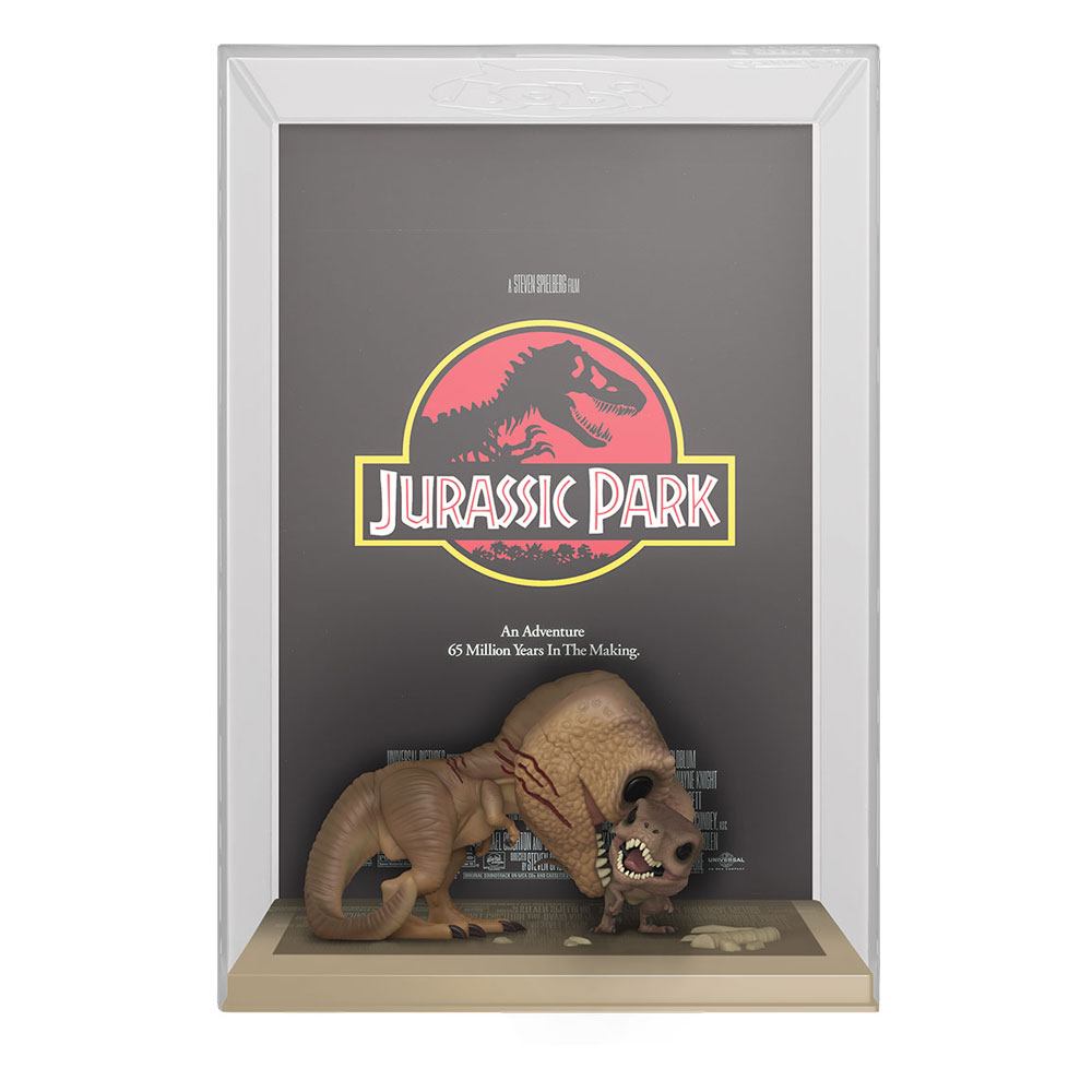 Figurine Jurassic Park Funko POP! Movie Poster Tyrannosaurus Rex & Velociraptor 9cm 1001 fIGURINES (1)