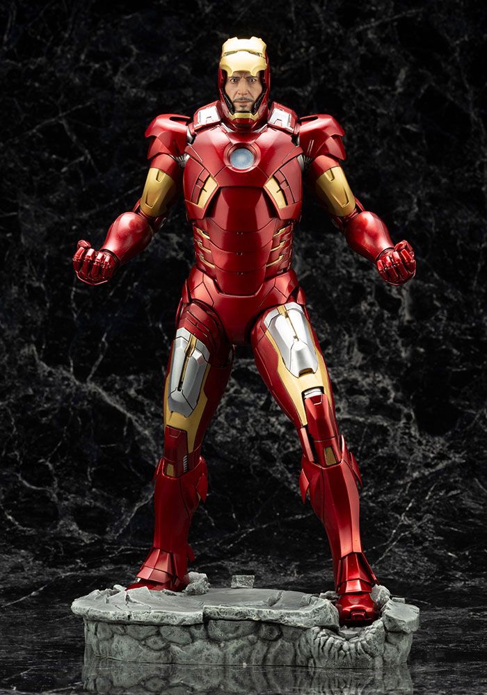 Statuette Marvel The Avengers ARTFX Iron Man Mark 7-32cm 1001 Figurines (1)