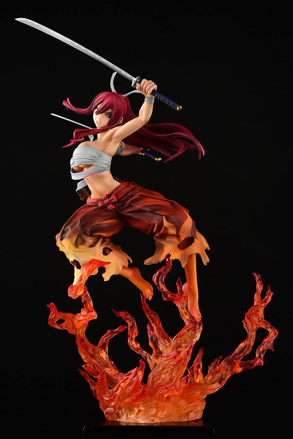 Statuette Fairy Tail Erza Scarlet Samurai Ver. Kurenai 43cm