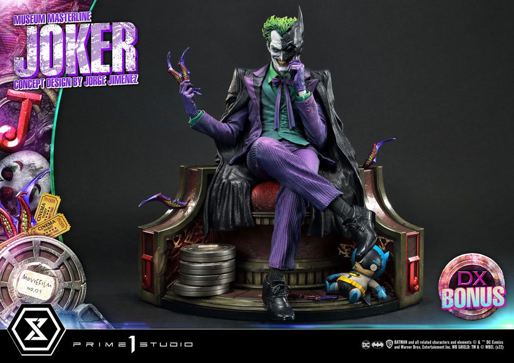 Statuette DC Comics The Joker Deluxe Bonus Version Concept Design by Jorge Jimenez 53cm