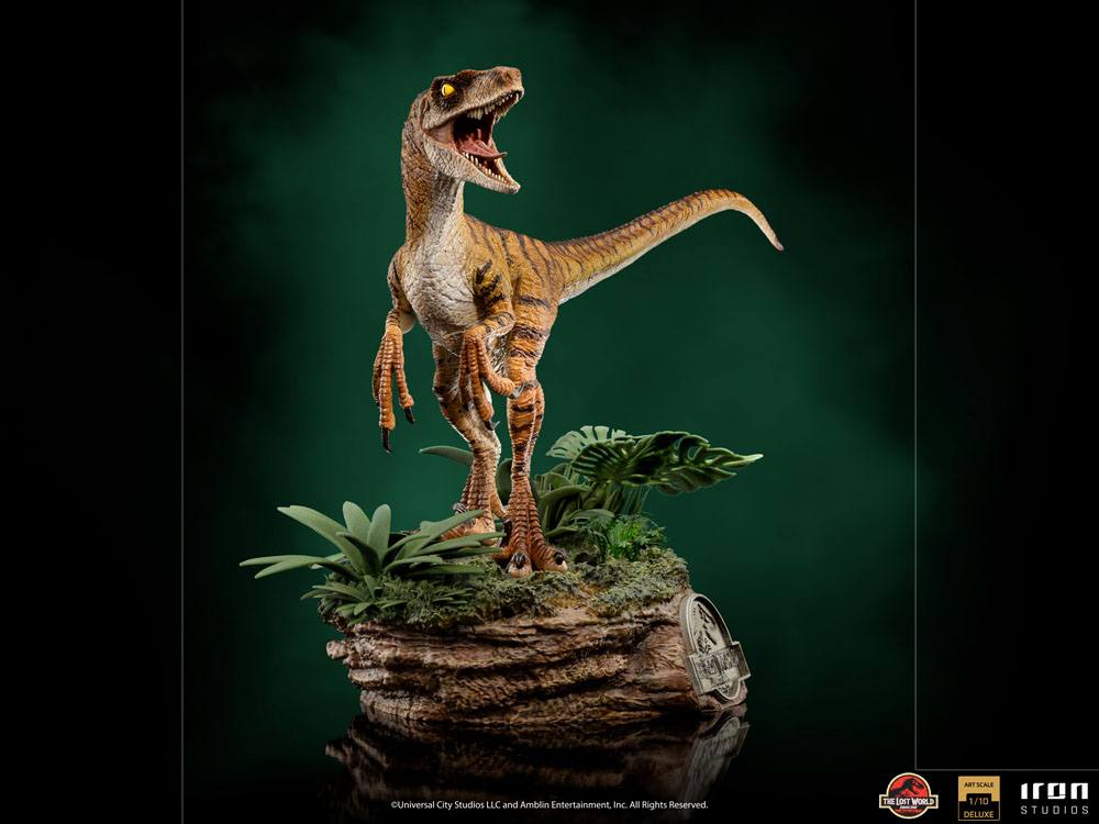 Statuette Jurassic World The Lost World Deluxe Art Scale Velociraptor 18cm 1001 Figurines (11)