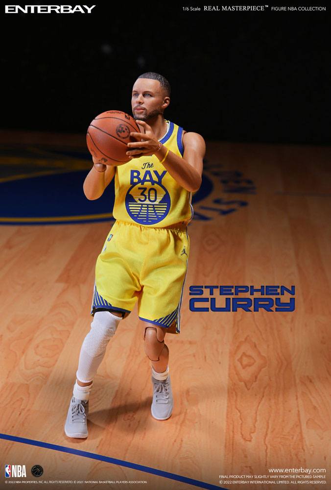 Figurine NBA Collection Real Masterpiece Stephen Curry 30cm