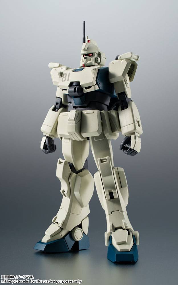 Figurine Mobile Suit Gundam Robot Spirits The 08th MS Team RX-79(G)Ez-8 GUNDAM Ez-8 ver. A.N.I.M.E. 12cm