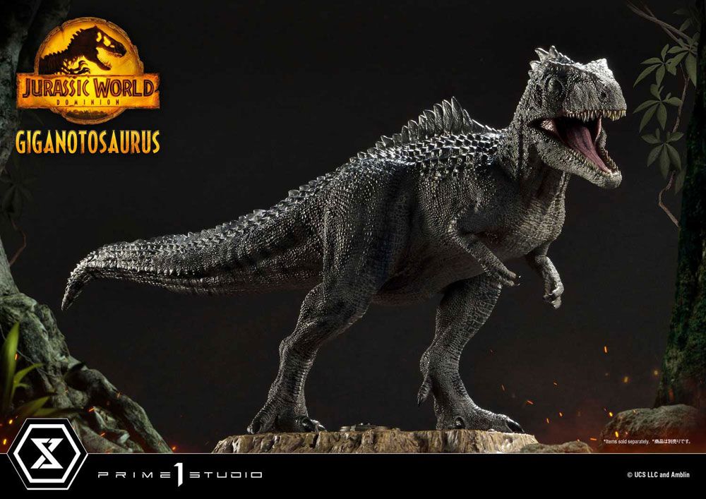 Statuette Jurassic World Le Monde d\'après Prime Collectibles Giganotosaurus Toy Version 22cm