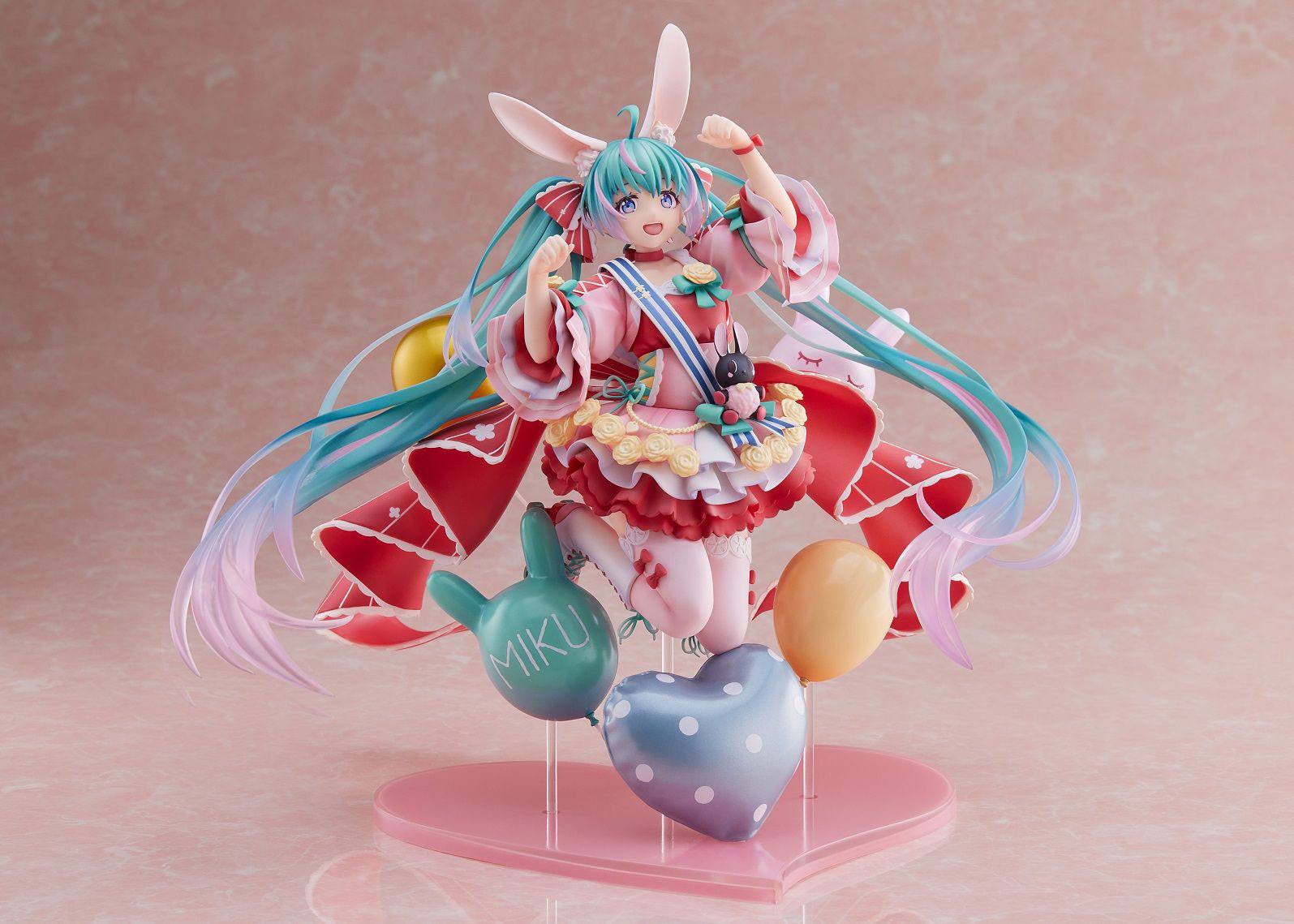 Statuette Miku Hatsune Birthday 2021 Pretty Rabbit Ver. by Spiritale 21cm