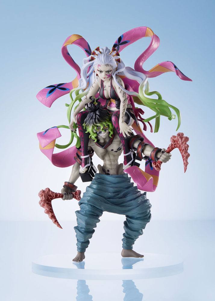 Statuette Demon Slayer Kimetsu no Yaiba ConoFig Daki and Gyutaro 20cm
