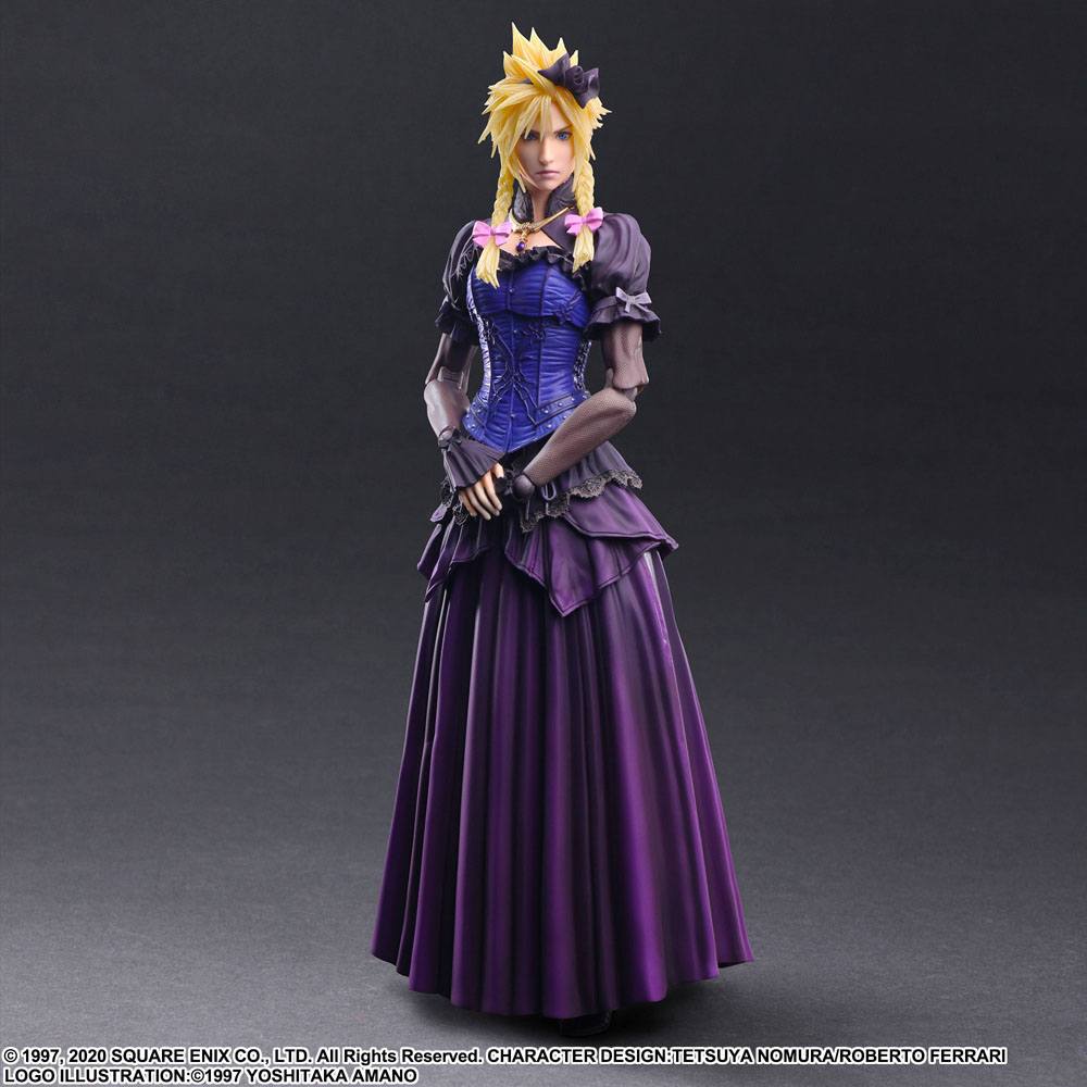 Figurine Final Fantasy VII Remake Play Arts Kai Cloud Strife Dress Ver. 28cm