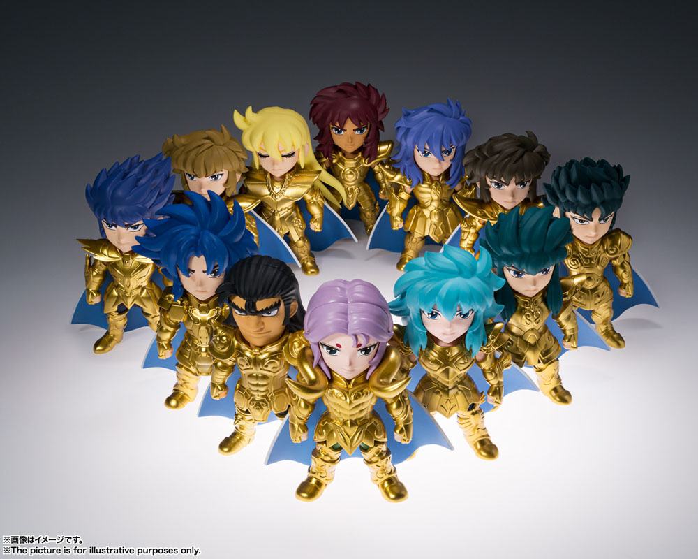 Figurines Saint Seiya The Supreme Gold Saints Assemble! Tamashii Nations Box 8cm