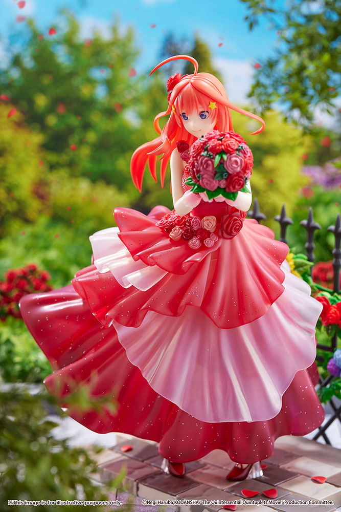 Statuette The Quintessential Quintuplets The Movie Itsuki Nakano Floral Dress Ver. 23cm 1001 Figurines (9)