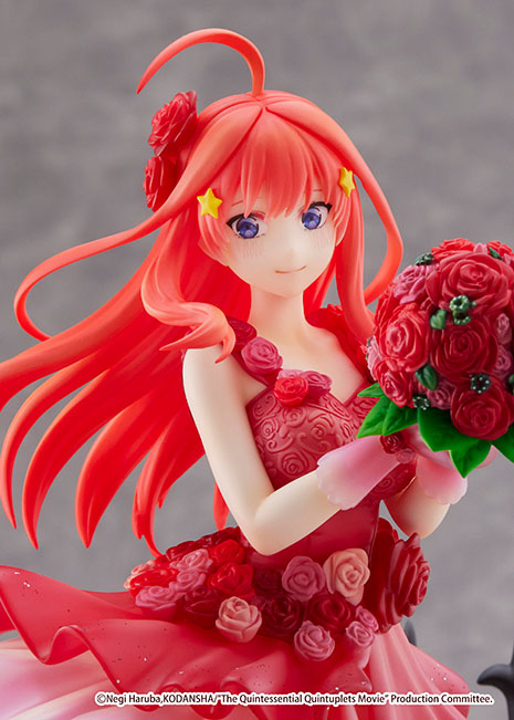 Statuette The Quintessential Quintuplets The Movie Itsuki Nakano Floral Dress Ver. 23cm 1001 Figurines (13)