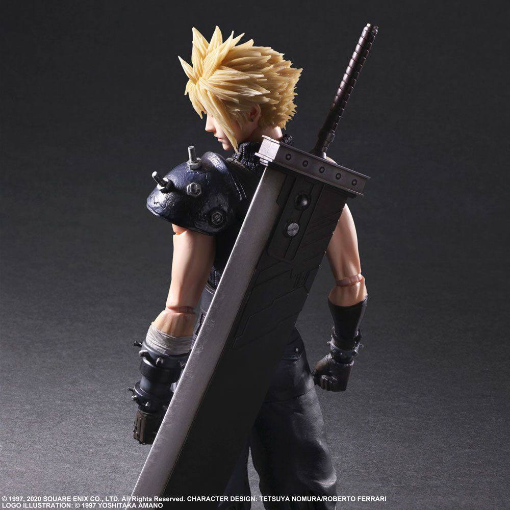 Figurine Final Fantasy VII Remake Play Arts Kai Cloud Strife Ver. 2 27cm 1001 Figurines (3)