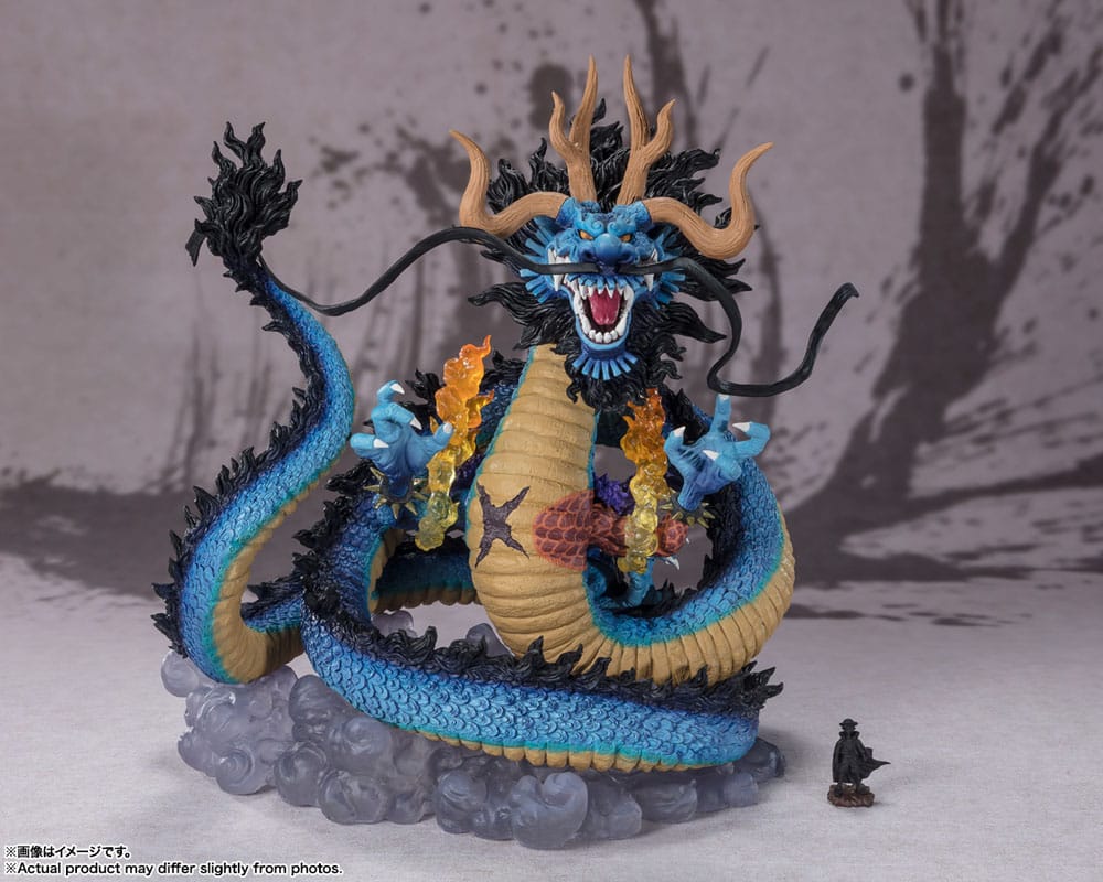 Statuette One Piece Figuarts Zero Extra Battle Kaido King of the Beasts Twin Dragons 30cm
