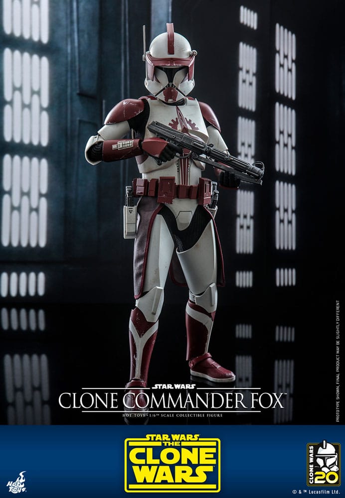 Figurine Star Wars The Clone Wars Clone Commander Fox 30cm