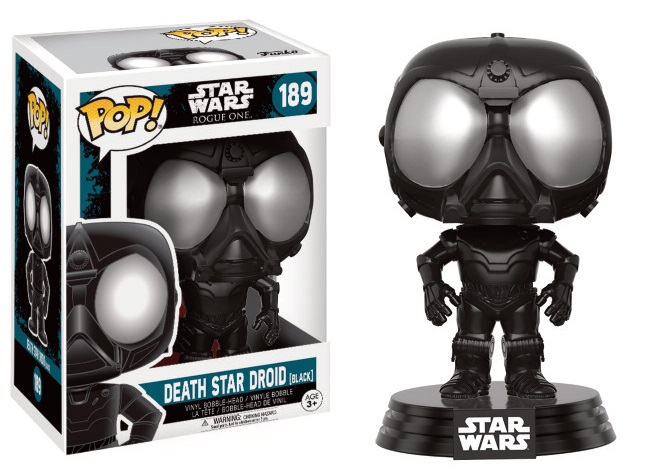 Figurine Star Wars Rogue One Funko POP! Bobble Head Death Star Droid (Black) 9cm