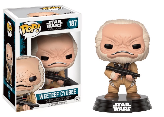 Figurine Star Wars Rogue One Funko POP! Bobble Head Weeteef Cyubee 9cm