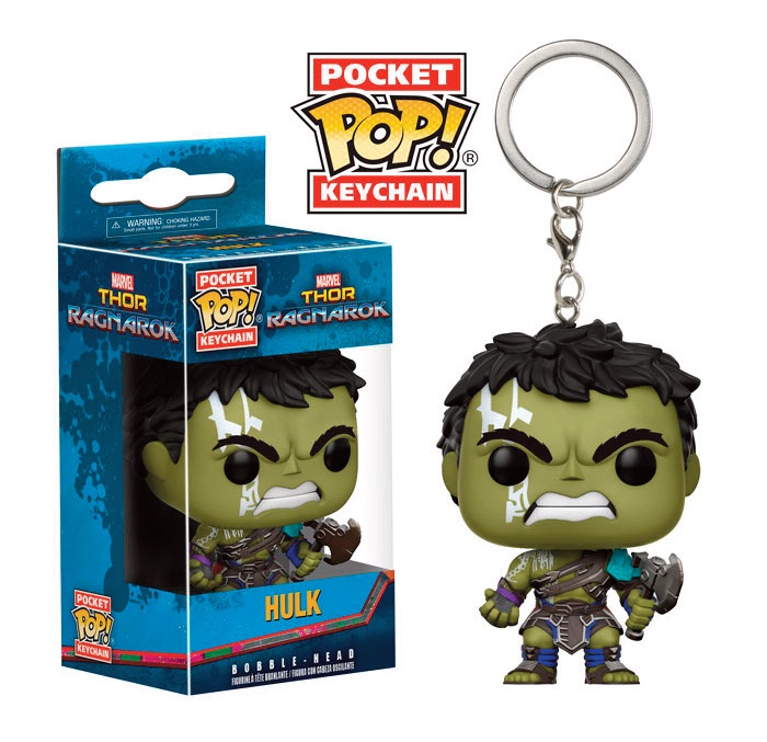 Porte-clés Thor Ragnarok Pocket POP! Hulk (Gladiator Suit) 4cm
