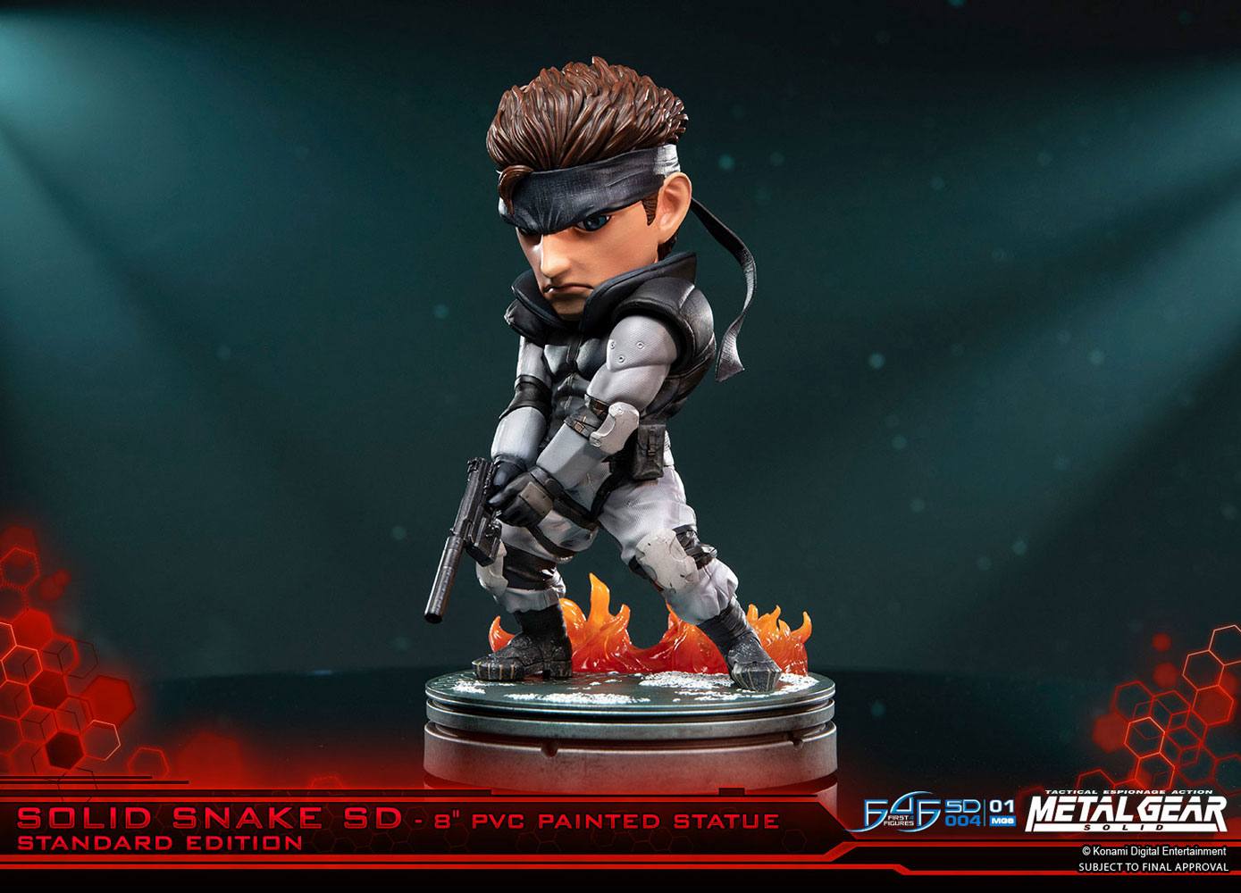 Statuette Metal Gear Solid SD Solid Snake 20cm 1001 Figurines