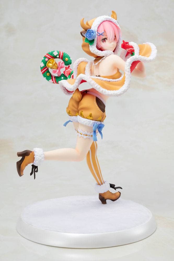 Statuette Re:ZERO Starting Life in Another World Ram Christmas Maid Ver. 23cm