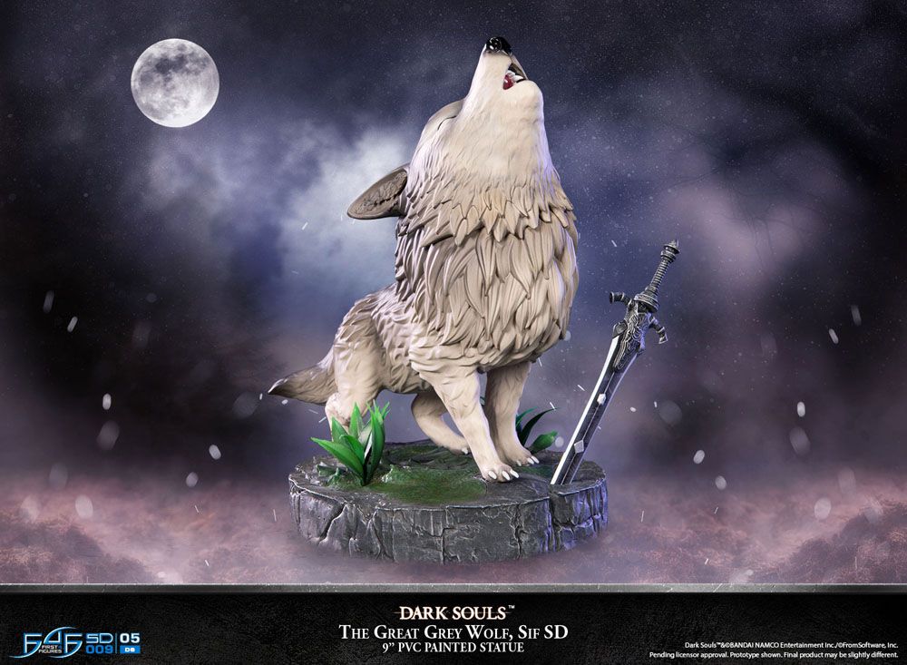 Statuette Dark Souls SD The Great Grey Wolf Sif 22cm 1001 Figurines (1)