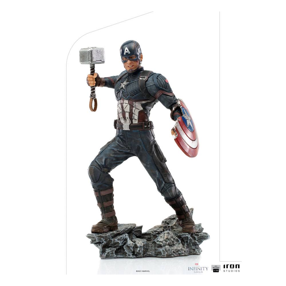 Statuette The Infinity Saga BDS Art Scale Captain America Ultimate 21cm 1001 Figurines (1)