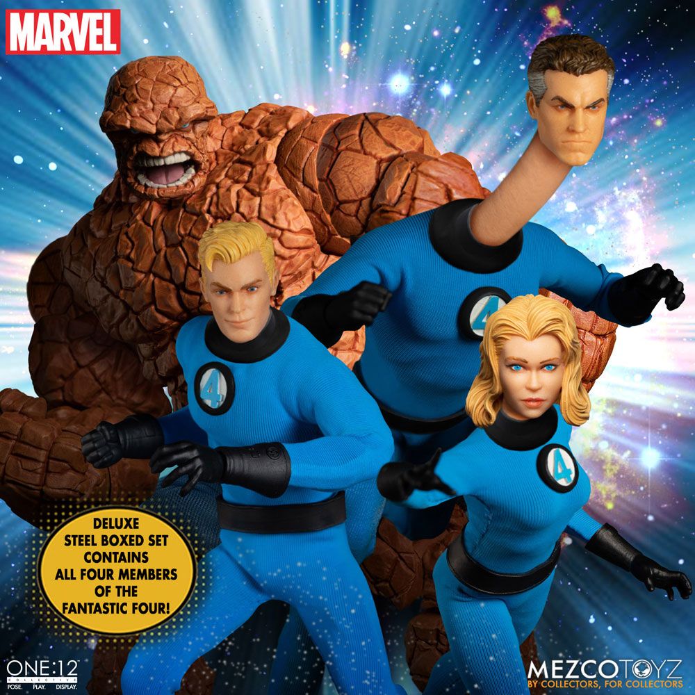 Figurines Marvel Fantastic Four Deluxe Steel Box Set 16cm