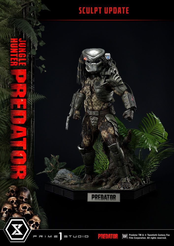 Statue Predator Museum Masterline Jungle Hunter Predator 90cm