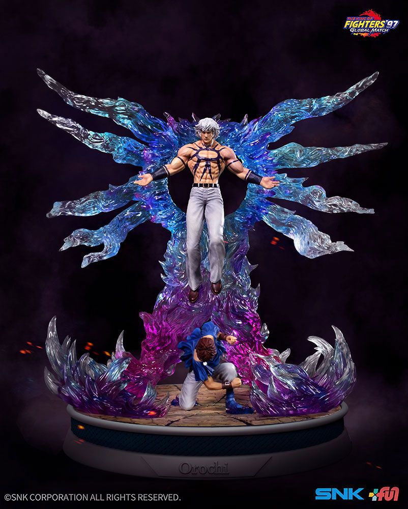 Statuette The King of Fighters \'97 Orochi & Chris 62cm