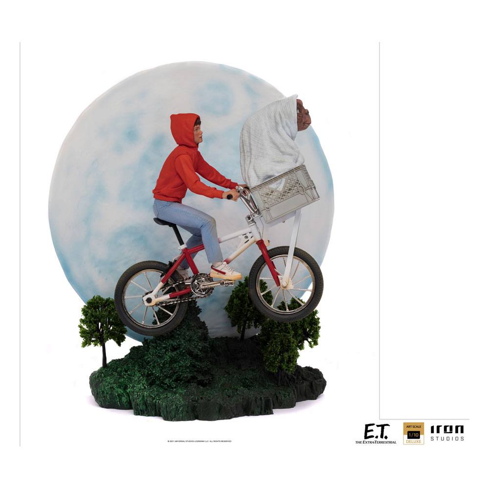 Statuette E.T. l´extra-terrestre Deluxe Art Scale E.T. & Elliot 27cm