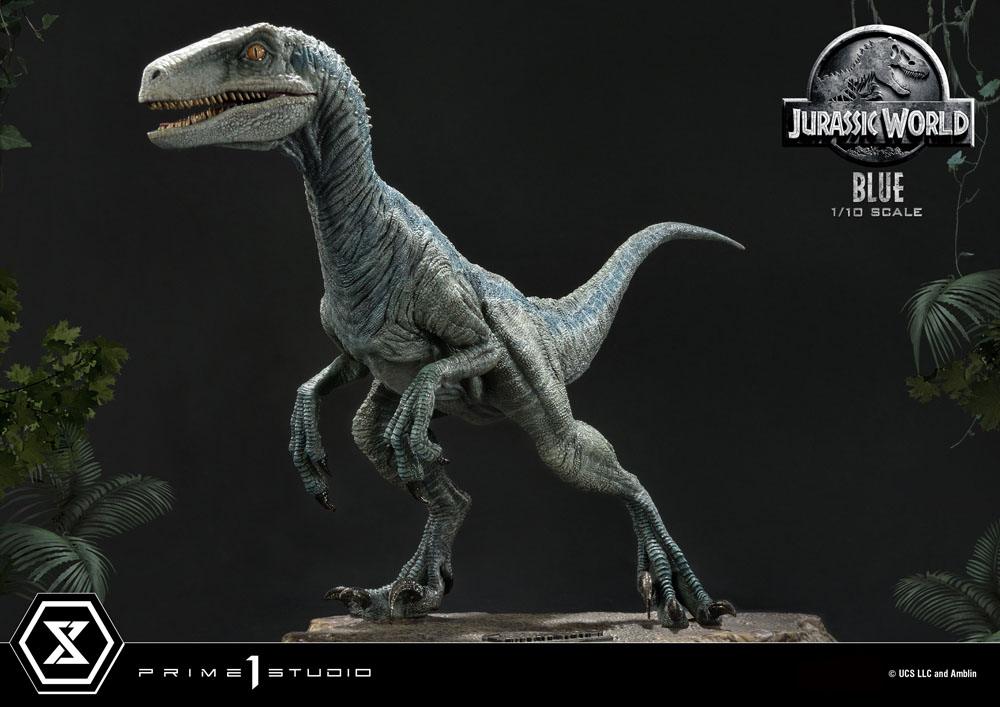 Statuette Jurassic World Fallen Kingdom Prime Collectibles Blue Open Mouth Version 17cm