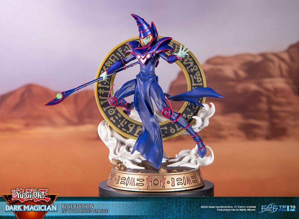 Statuette Yu-Gi-Oh! Dark Magician Blue Version 29cm